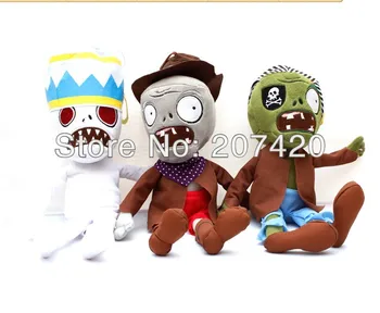 

Newest plant vs zombies 2 plush zombies toys,28cm/11inch,3pcs/pack