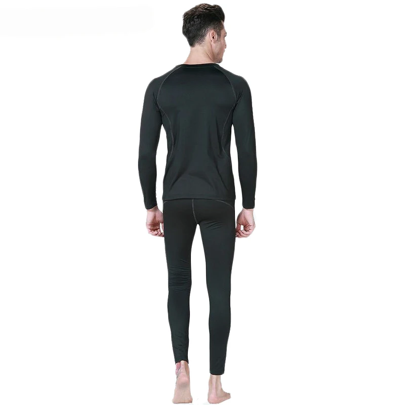 SAGUARO Men Thermal Underwear Sets 2018 Winter Warm Long Johns Hot Dry Technology Elastic Thermo Underwears Suits roupa termica