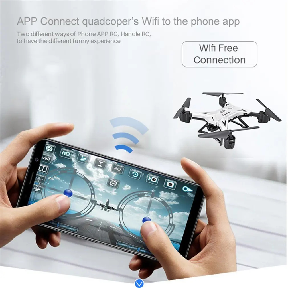 RC вертолет KY601S Профессиональный Дрон с камерой HD 1080P WIFI FPV Квадрокоптер игрушки