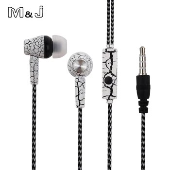 

M&J A11 In Ear Crack Earphone Super Deep Bass Studio Monitor Stereo Headset Music Earbuds With Microphone For PC iPhone Samsung