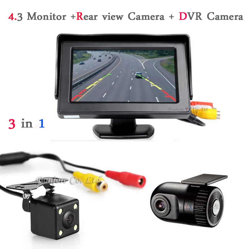 Koorinwoo Vehicle Rearview mirror DVR and camera Car DVRs Camera