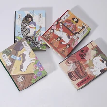 Креативный японский блокнот с кошкой, ежедневник, дневник, Жесткая обложка, годовой ежемесячный блокнот для планирования, офисные школьные принадлежности, подарок