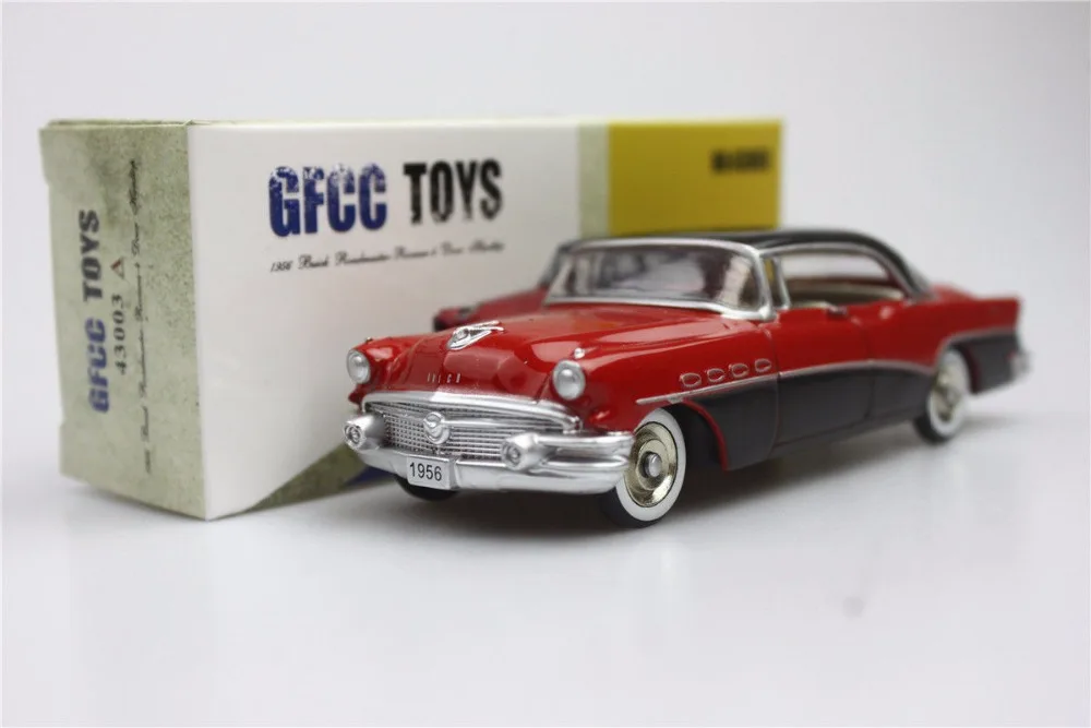 GFCC игрушки 1:43 1956 Buick Roadmaster Riviera 4 двери жесткий автомобиль из сплава| |
