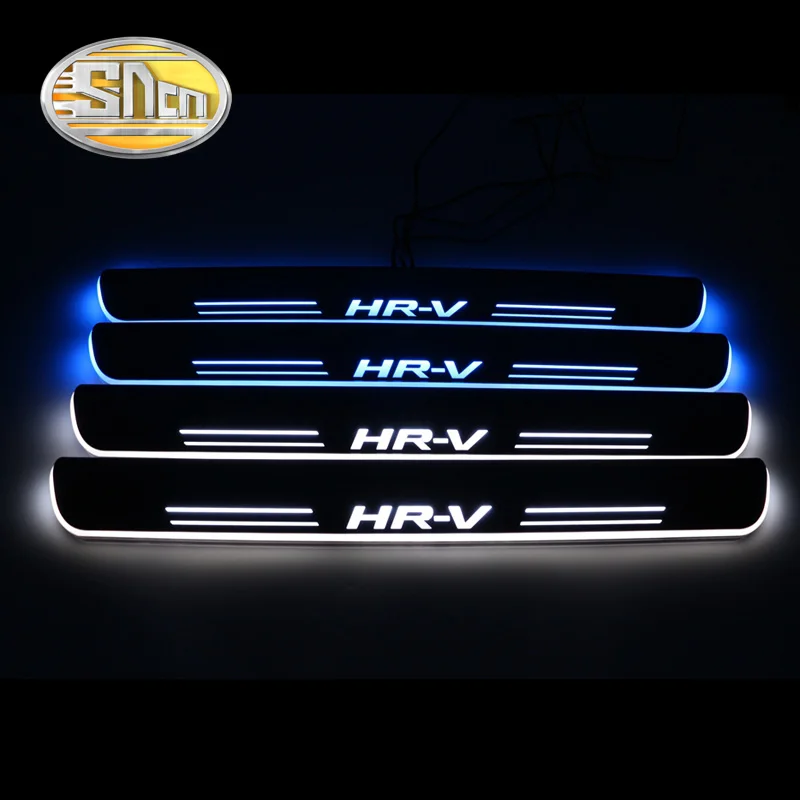 SNCN 4 шт. Φ для Honda автомобильный светодиодный дверной порог HRV 2015 2016 2018