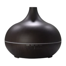 New 400ml Air Humidifiers Essential Oil Diffuser Aroma Humidifier lamp Purifier Electric Aroma Diffuser Mist Maker for Home-Wood