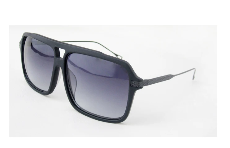 Europe New Famous Brand Designer Retro Goggle Clear Gradient Lens Black Sunglasses Oversize Luxury DRX-19015 Men/Women With Box