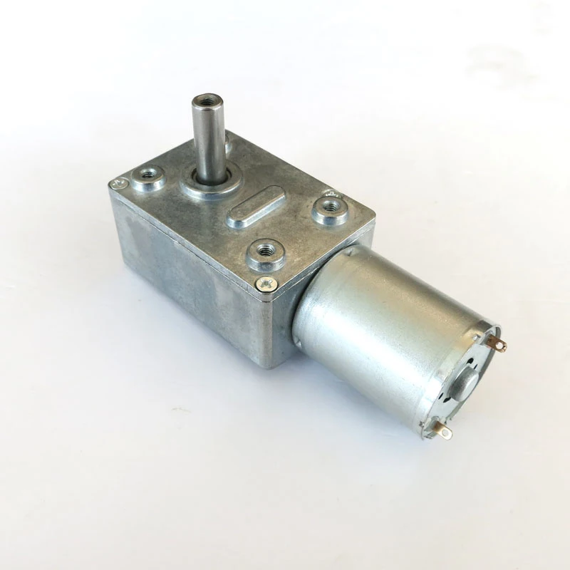 

4632-370 worm gear motor (12V20rpm). Low-speed gear reduction model motor, high torque