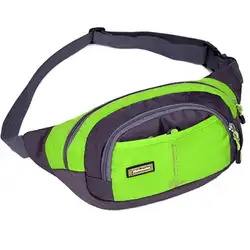 Водостойкая нейлоновая Мужская поясная сумка Fanny Pack модная мужская и женская военная посылка для сотового телефона кошелек поясная сумка