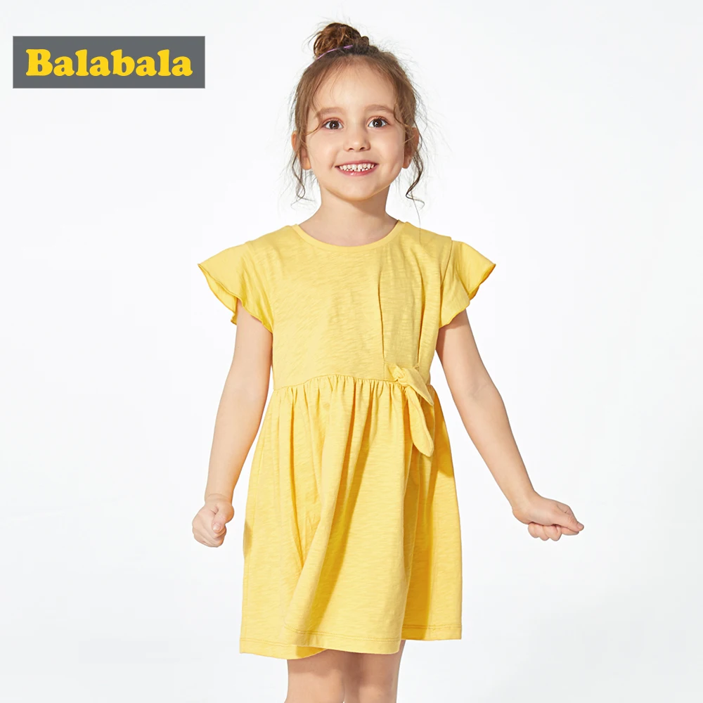 

BalabalaChildren's wear girls dress summer 2019 new princess dresses child baby cotton clothing