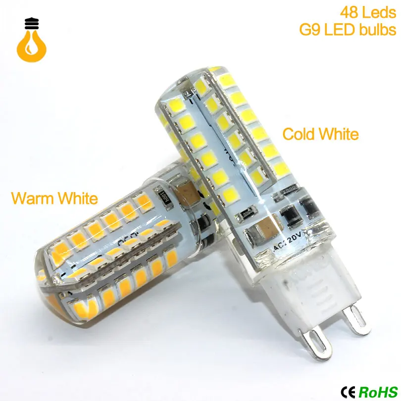 G9 светодиодный 7 9 10 12 W AC220V 240 V lampara bombilla 2835 SMD 3014 g9 luz reemplazar 30/40 Вт halogena de