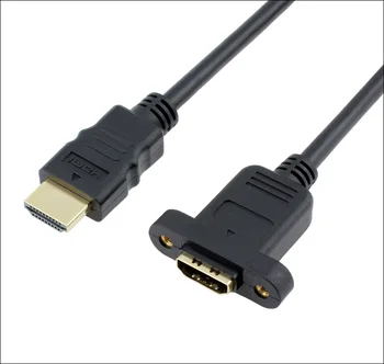 

1.4V 3D HDMI Cable Male to Female M/F Line Panel Mount 1080P Extension Adaptor For Monitor Projector Player 30cm 60cm 150cm