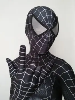 

Black Raimi Spider-Man Costume 3D Print Spiderman Superhero Cosplay Costume Zentai Bodysuit for Adult/Kids Custom Made