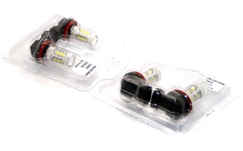 

4 Hot Selling Car Led Full Cr=ees H8 H11 80W Bulb Super Strong White Fog Light Tail Driving led headlight bulb New Big Promotion