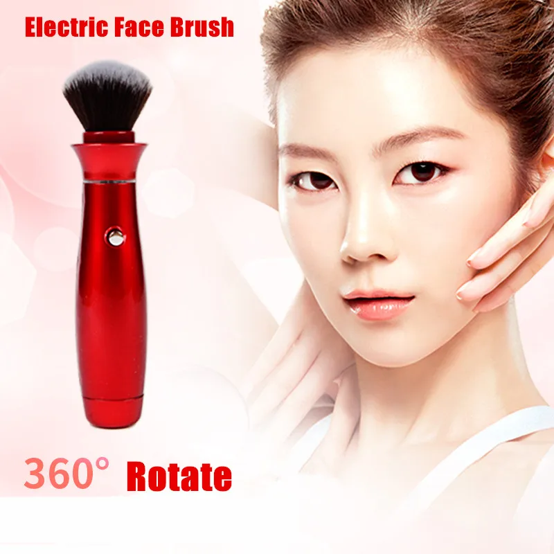 

Multi functional Makeup Brushes Cleaning Brush Tool Professional Electric Automatic Rotating Blush Foundation Power Brush