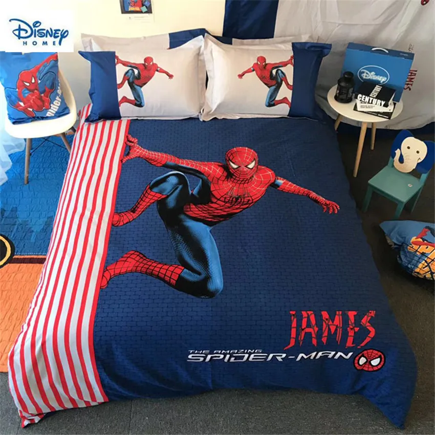 Disney marvel Мстители постельные принадлежности 3d одеяло набор одна королева king размер мальчик взрослый Мстители подарок пододеяльник наволочки