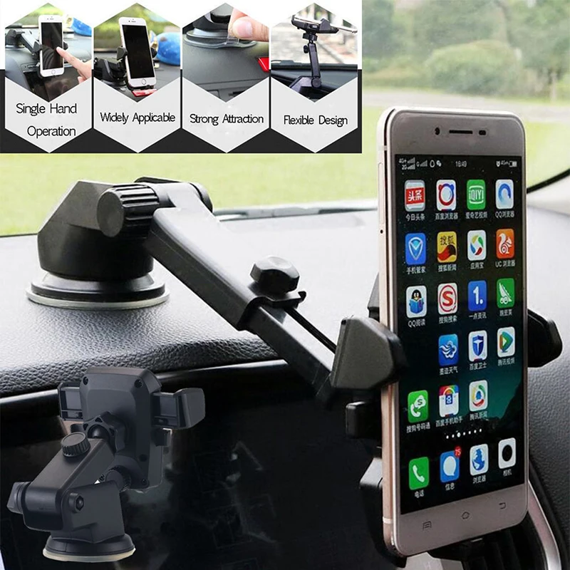 1pcs Car Holder Mount Windshield Dashboard Cradle for iPhone 7 6 S Plus