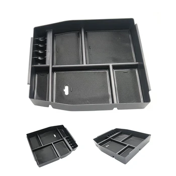 

The Lowest Price In History Center Console Armrest Storage Box Insert Organizer Tray For Ford F150 2015~2017 Car Accessories