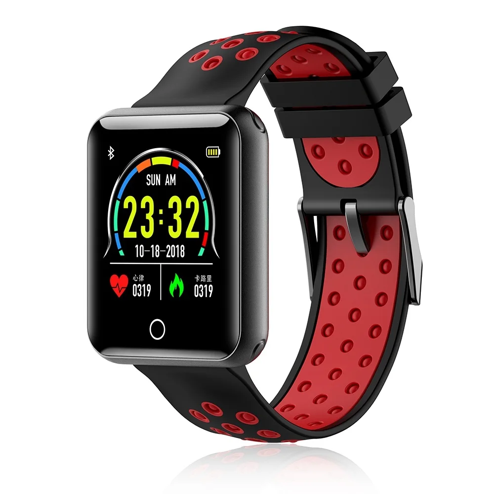 

Q18 Smart Watch IP68 Swimming App Square Screen Reminder Hart Rate Blood Pressure Monitor Fitness Tracker Sport Bracelet