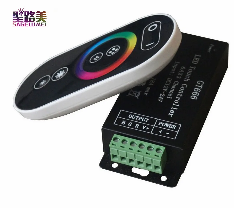 2016-New-1-pcs-DC12-24V-6Ax3channel-RBG-controller-GT666-Touch-led-1controller-for-led-strip
