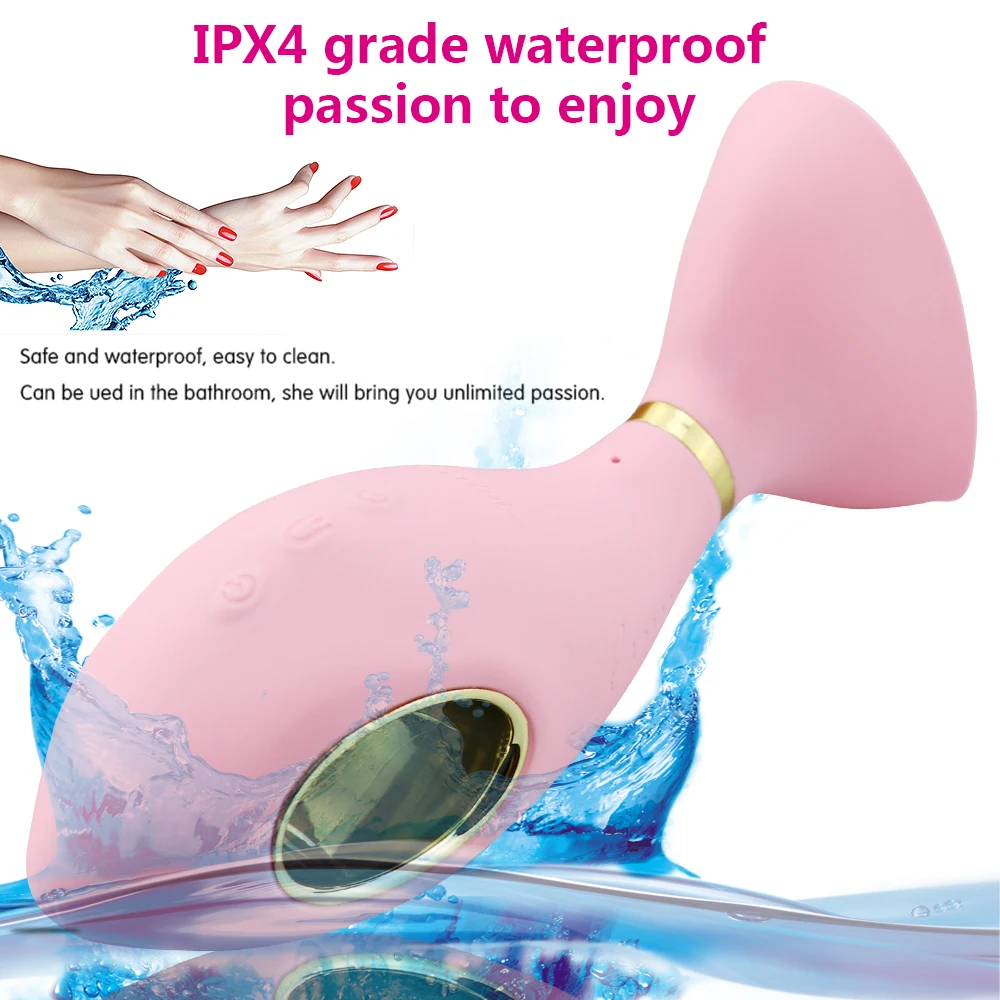 Powerful Rechargeable Clit Sucker Clitoris Stimulation Waterproof Vibrator and Oral Sex Simulator Massager Sex Toys for Couples