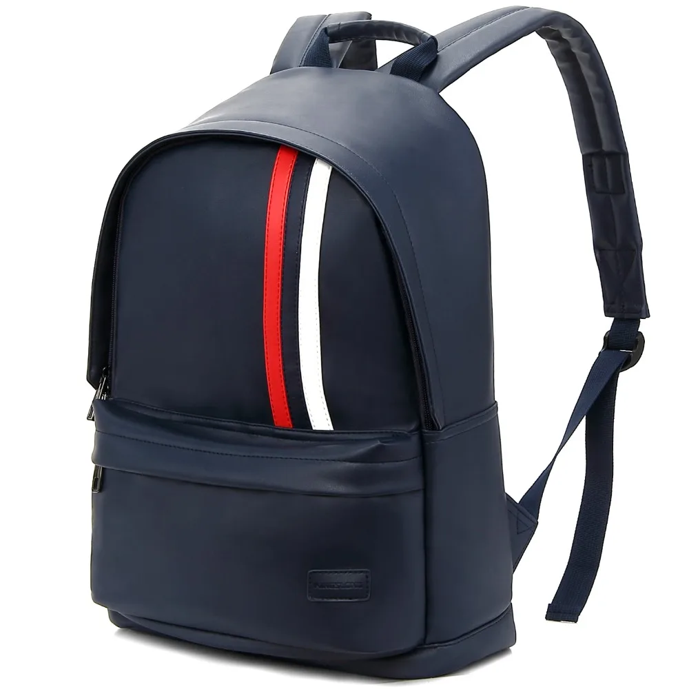 

Casual backpack PU mochila fit in 15 inch laptop school bag waterproof Daypack knapsack trip party backpack