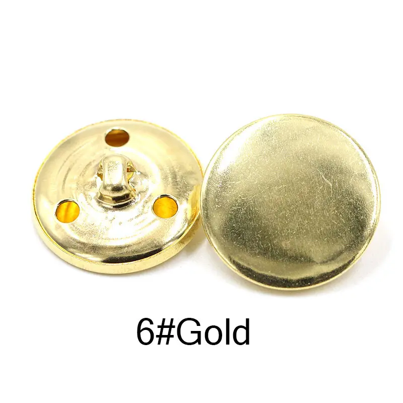 Sale 10PCS/Lot DIY Coat Golden Silvery Classic For Jeans Popular Clothing Accessories High Quality Bronze Button - Цвет: Golden 6