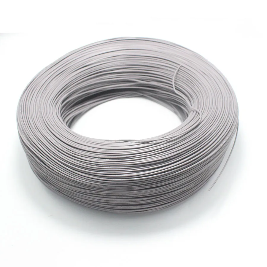 ПВХ провод 5 м/10 м UL1007 AWG24 1,4 мм Резиновый провод кабель-удлинитель нагревательный медный кабель электрическая Проводная разъем - Цвет: Серый