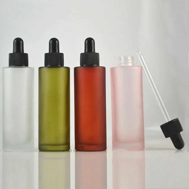 Download 100ml Frosted Glass Dropper Bottle Matte Sprayed Bottle Essential Oil Bottle Empty Refillable ...
