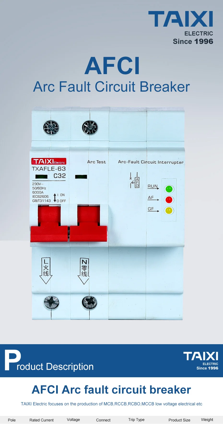 AFCI Arc Fault Circuit Breaker Interrupte AFDD Arc Protector Detector 1P+N  16A 220V 110V MCB|Circuit Breakers| - AliExpress