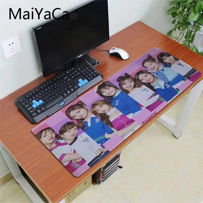 Удобный коврик для мыши Maiyaca двойная мина Kpop игровой скоростной клавиатуры