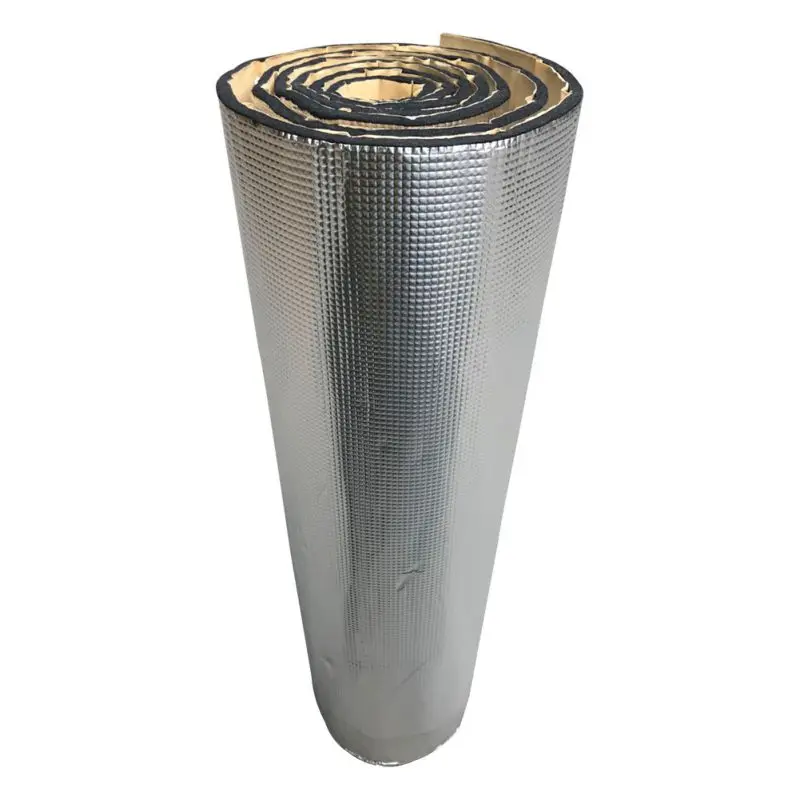 

Heat Insulation 140cm x100cm Insulation Cotton Deadener Hood Foil Car Sticker Heat Engine Sound Mat Firewall Aluminum
