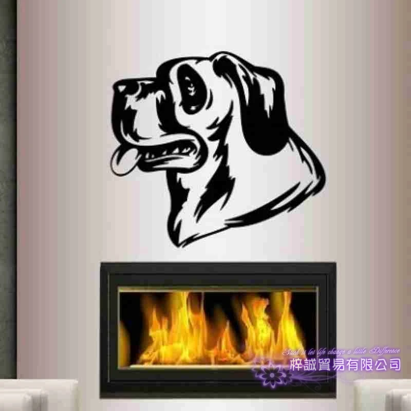 DCTAL Dog Grooming Salon Pet Shop Sticker Decal Posters Vinyl Wall Art Decals Parede Decor Mural Pet Shop Sticker