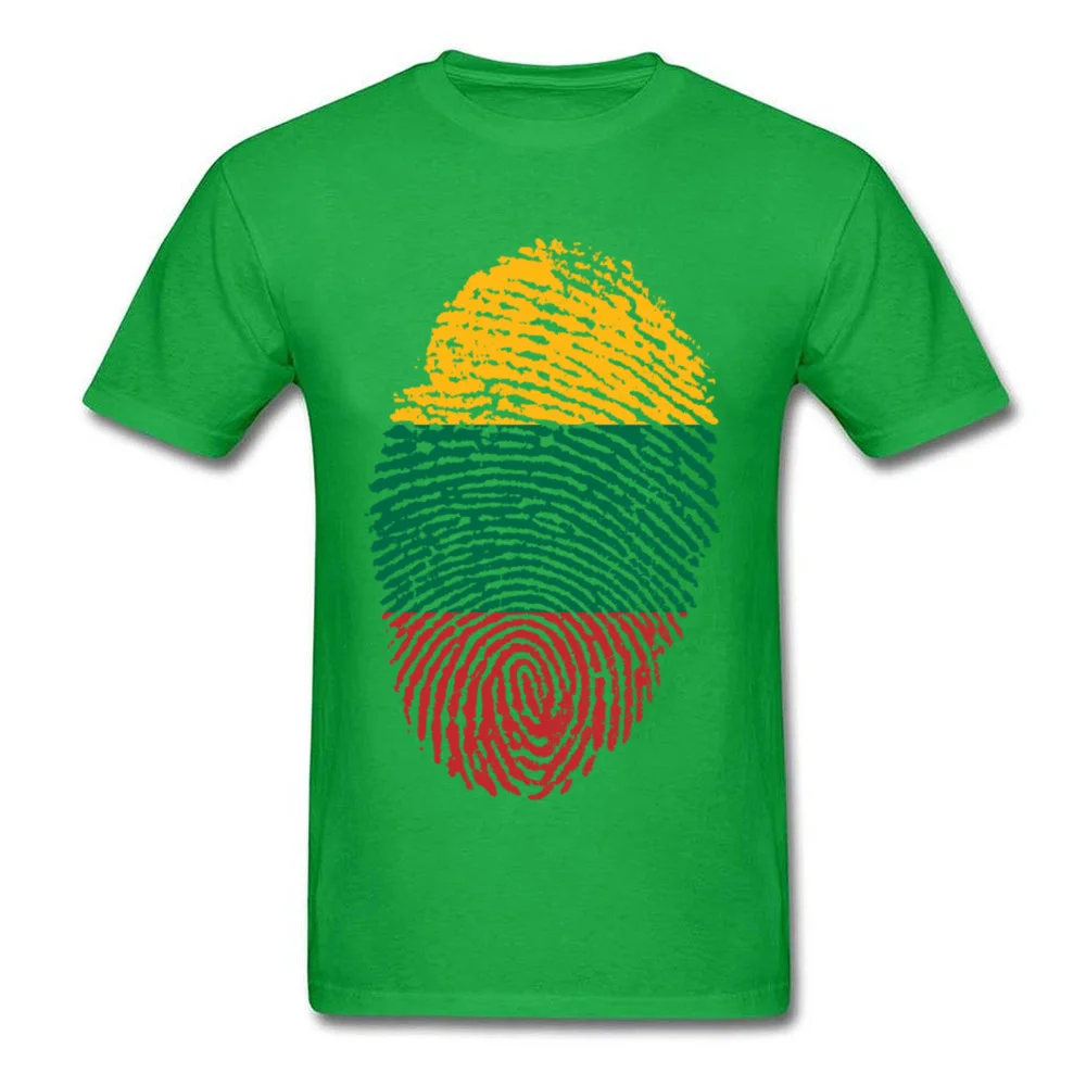 Lithuania Flag Fingerprint_green