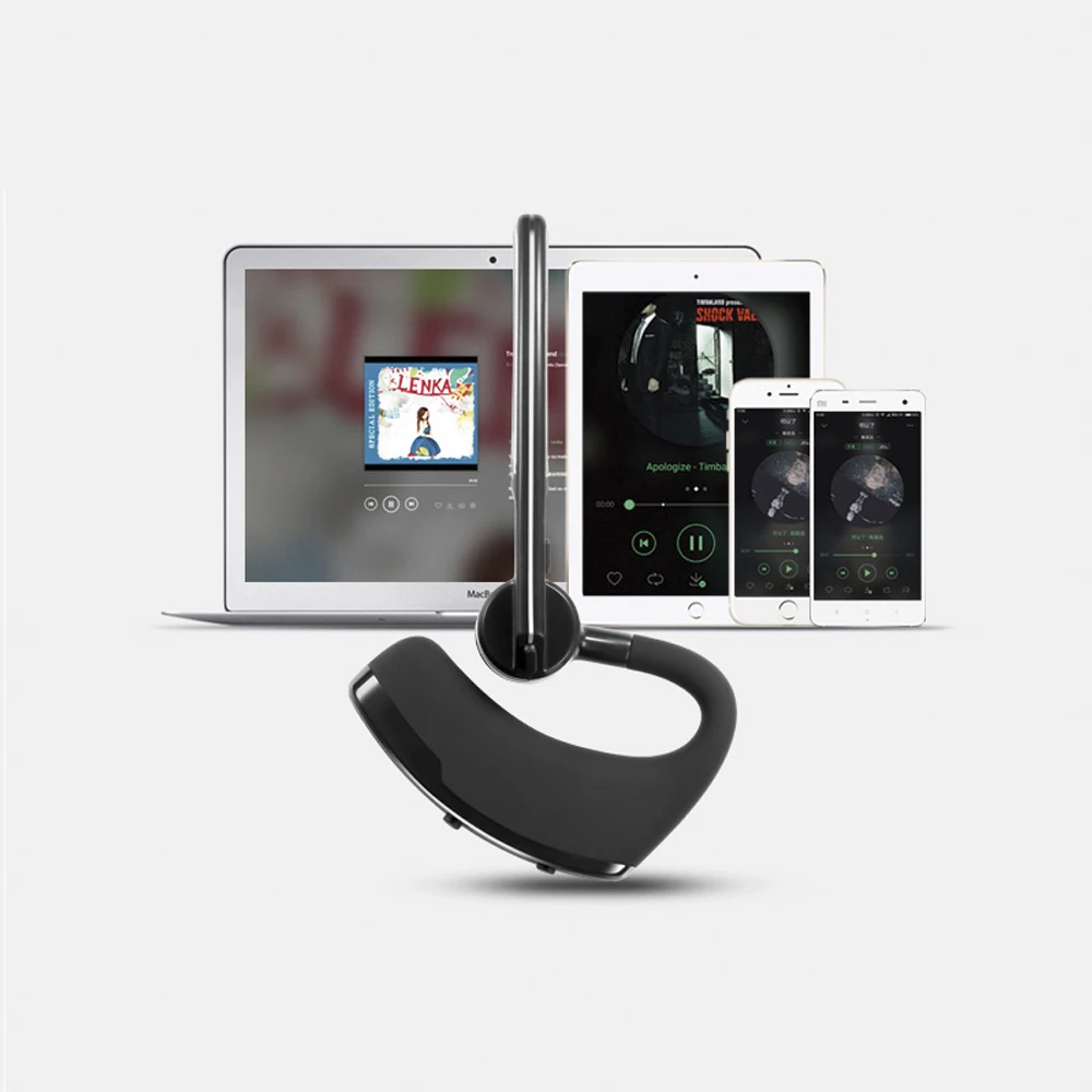 Goedkoop Originele Business Bluetooth Headset Noise Cancelling Voice Control Draadloze Hoofdtelefoon Driver Sport Oortelefoon Voor Iphone Android