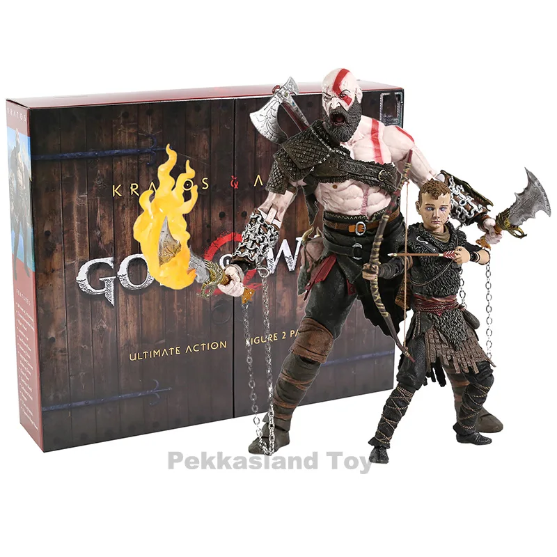 

NECA God of War Kratos & Atreus Ultimate PVC Action Figure Collectible Model Toy