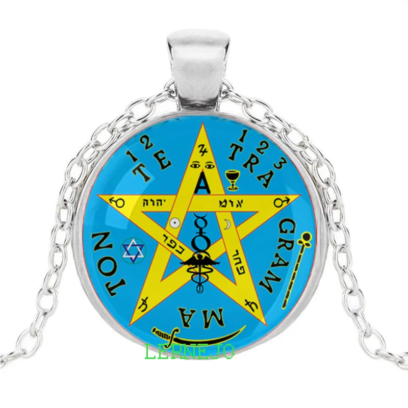 Ожерелье амулет Tetragrammaton иврит Библия четыре буквы имя Бога Хашем подвеска YHWH