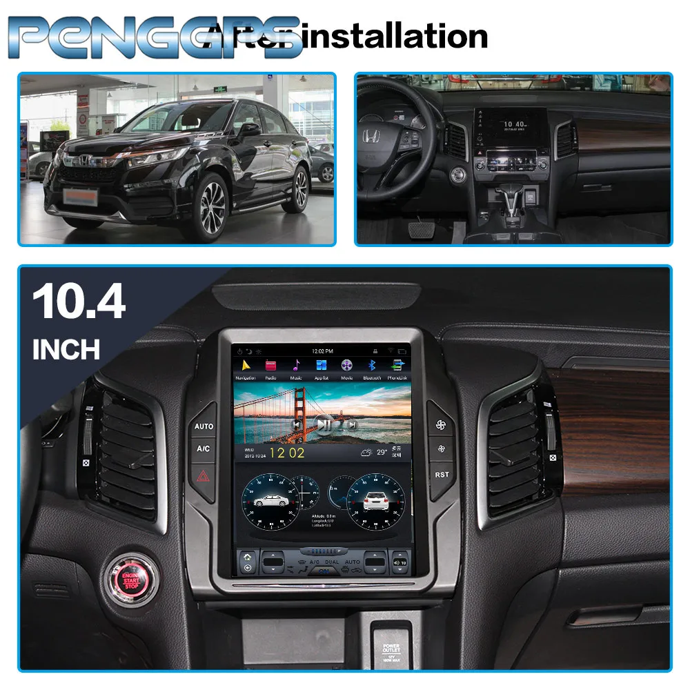 Flash Deal 6 Core Android 8.1 Car multimedia DVD player for Honda Avancier 2017 2018 Aftermarket Sat Navigation IPS Screen 4K Sat Headunit 1