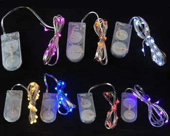 

waterproof string 2M 20LED Micro mini LED String Light, Button Battery Led Fairy Light For Christmas Party Wedding Decoration