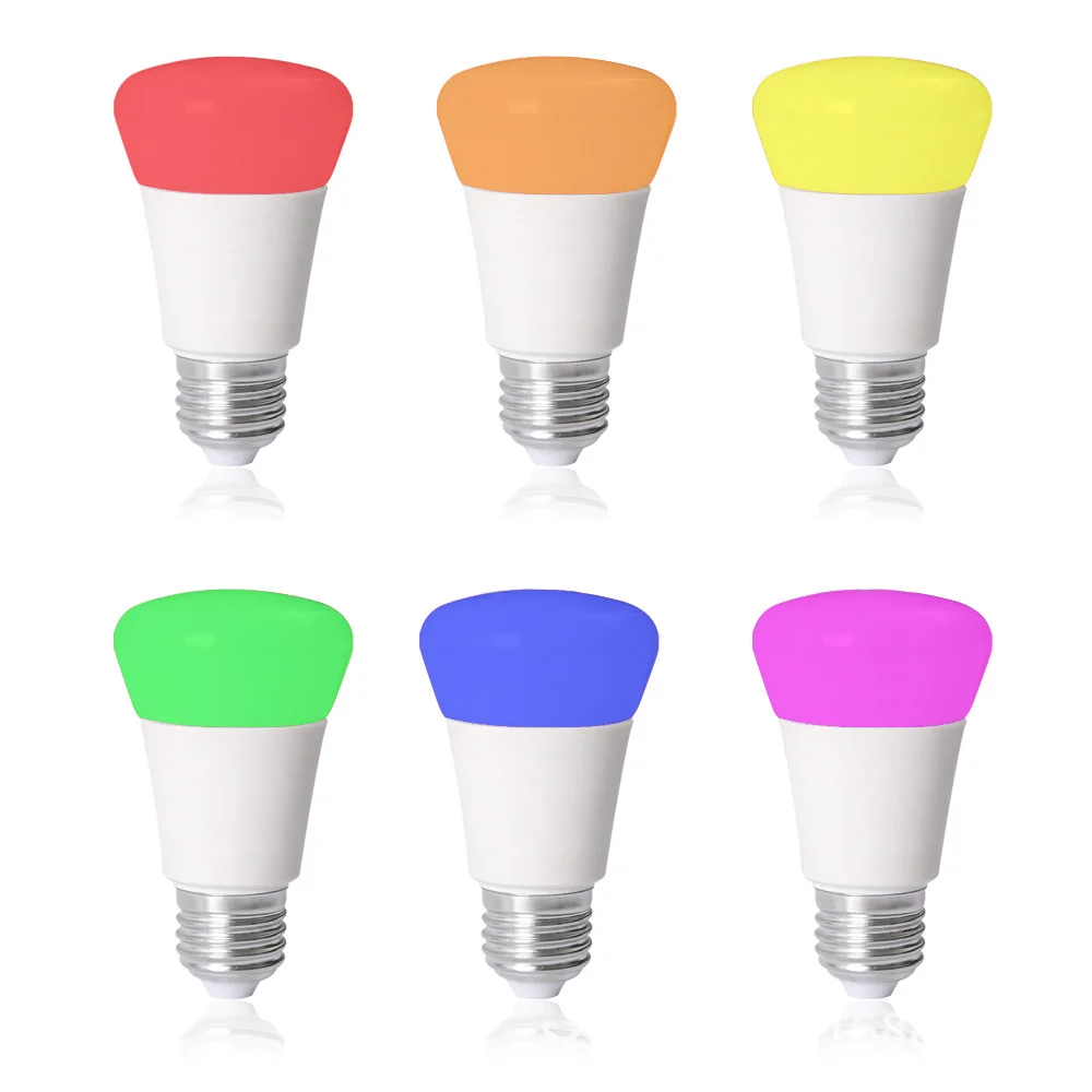 Яркость 10 Вт RGB E27 Светодиодная лампа сценические лампы 12 видов цветов с пультом