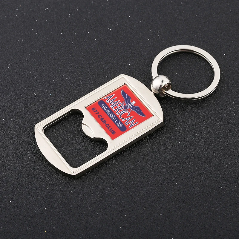 Full Color Printed Promotional Gift Company Advertising Keychain