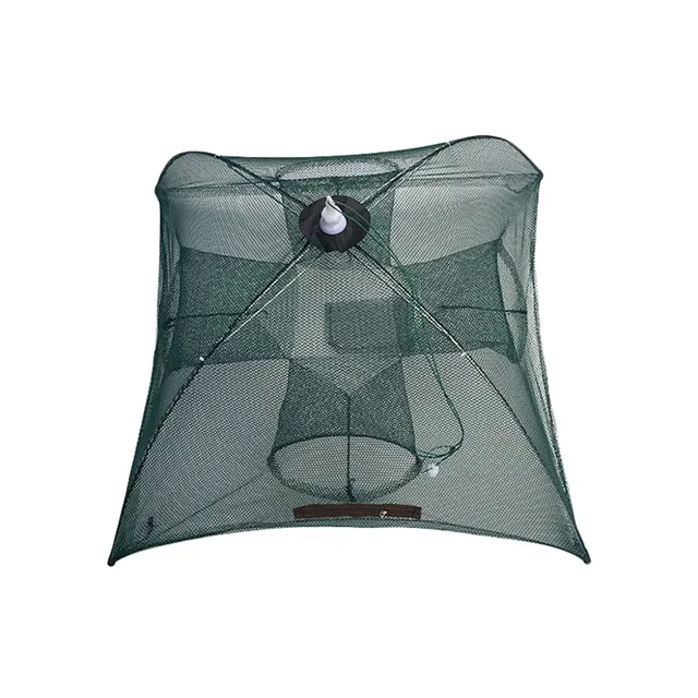 Details about / 4//6//8//10//20 Holes Automatic Folded Fishing Net Fish Shrimp Minnow Crayfish Crab