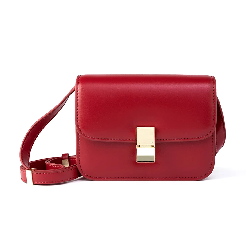 Designer Bags For Women Luxury Handbags Women Bags Designer Leather Shoulder Messenger Bag Black Red Bolsa Mujer Sac A Main - Цвет: Красный