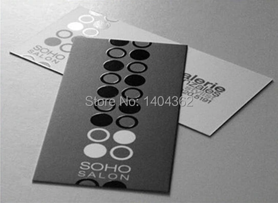 300gsm (1000 шт./лот) 2-сторонняя печать односторонняя УФ визитная карточка Высокое