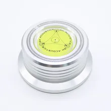 3 в 1 металлический пластинчатый зажим LP Дисковый стабилизатор поворотный стол для виниловой пластинки вибрирующий сбалансированный серебристый