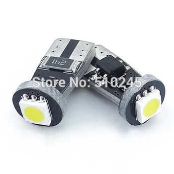 

50X Canbus T10 1 smd 5050 LED auto lamp car Light Canbus W5W 194 5050 SMD Error Free White Light Bulbs