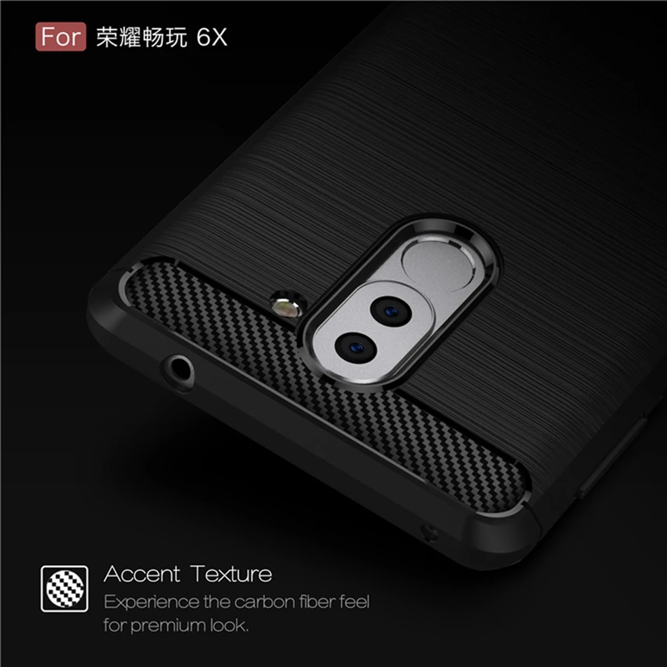 Soft TPU Case for Huawei Honor 6X Case Carbon Fiber Phone Cover for Huawei Honor 8 10 9 Lite V8 V10 V9 play 5C 5X 6A Magic Coque (4)