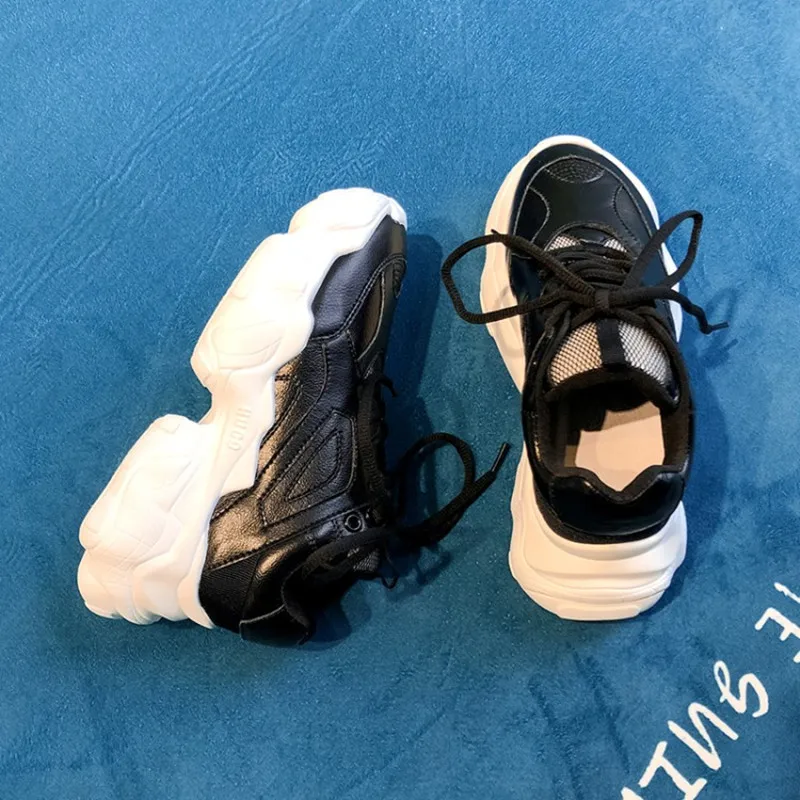 Skup Prova Perfetto 2019 Celebrity Sneakers kobiety Trendy Chunky Buty dla taty kobieta Buty Damskie gruba podeszwa Buty Damskie na platformie Femme