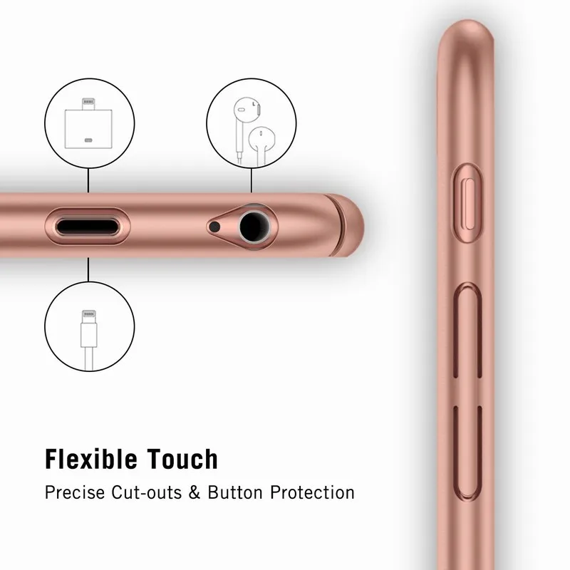 Portefeuille Ultra Slim Hard PC Protective Case Matte Cover For iPhone 7 Plus 6 6S 5 5S SE 5SE Luxury Brand 360 full Accessories (4)
