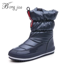 Зимние ботинки для женщин; повседневные ботинки на платформе; Женская водонепроницаемая теплая обувь с хлопковым плюшем на молнии; женская обувь; zapatos Mujer