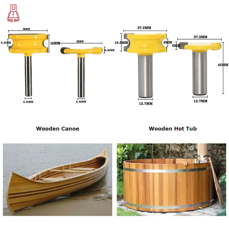 2 шт./компл. 1/4 &quot1/2&quot круговой (дугообразный) высверливание шипов co нож